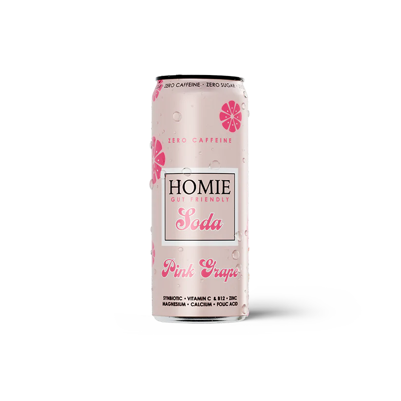 Homie Pink Grapefruit Soda